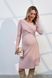 Cукня з теплого трикотажу для вагітних та годуючих Lively Yula mama, пудра, S
