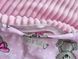 Теплый конверт-плед со съемным синтепоном и бантом BabyStarTex, розовый плюш/розовый мишка girl, Девочка, 90х80