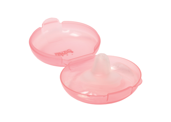 Накладки силиконовые для груди в футляре Lindo, 1уп/2 шт, Розовый, Розовый