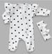 Комплект для дівчинки Серця Babystartex, інтерлок рубчик, Дівчинка, 68