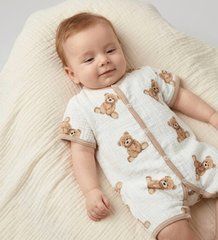 Муслиновый песочник для мальчика Babystartex, муслин, мишки_1, Мальчик, 62