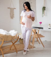 Пижама для беременных мам футболка со штанами "Сова", 44-46