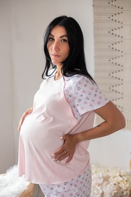 Пижама для беременных мам футболка со штанами "Сова", 44-46