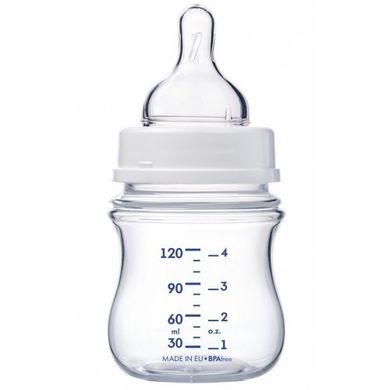 Бутылочка антиколиковая EasyStart Цветные зверушки Canpol Babies, 120 мл, Мальчик, бирюзовый, 120мл