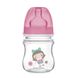 Пляшечка антиколікова EasyStart Кольорові звірятка Canpol Babies, 120 мл, Дівчинка, Рожевий, 120мл