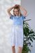 Платье для беременных и кормящих мам Marine Yula Mamma, голубой с цветочками, S