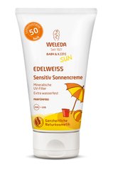 Солнцезащитный крем для чувствительной кожи SPF 50 Эдельвейс Weleda, 50мл
