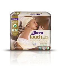 Подгузники для новорожденных Libero Touch Prema 0 (до 2,5 кг), 1уп/24шт
