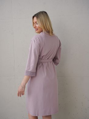 Халат для беременных и кормящих Soft & Lace Мамин Дом, аметист, XS
