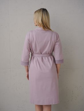 Халат для беременных и кормящих Soft & Lace Мамин Дом, аметист, XS