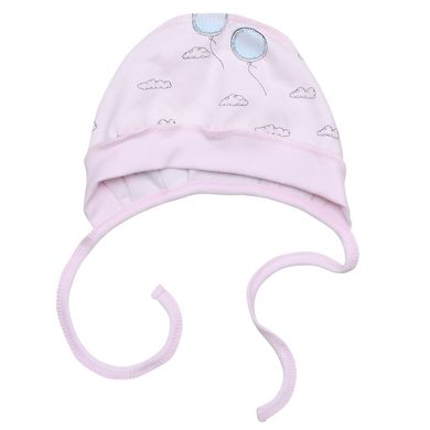 Чепчик для новорожденных Основной ассортимент Minikin, футер, Девочка, розовый/желтый, 41