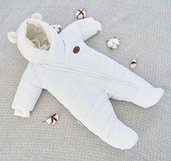 Демисезонный теплый комбинезон для малышей Bellissimo Kids Fantasy, белый, Унисекс, 62