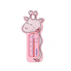 Термометр для воды Babyono жираф, Розовый, Розовый