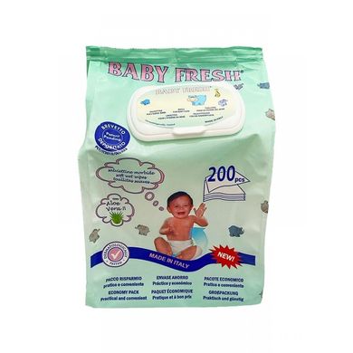 Влажные детские салфетки с клапаном Baby Boom, экстракт алоэ вера, 200 шт, 200 шт