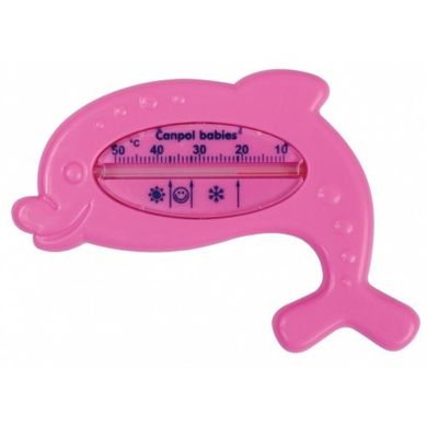 Термометр для купания Дельфинчик Canpol Babies, Розовый