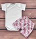 Комплект боді та шорти для новонароджених Babystartex, кулір+поплін, Унісекс, 56-62