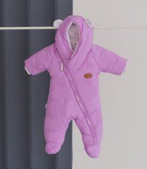 Демисезонный теплый комбинезон для малышей Bellissimo Kids Fantasy, фиолетовый, Девочка, 62