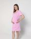 Сорочка для беременных и кормящих MOMDAY (розовый), кулир, 46-48