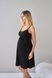 Комплект халат и сорочка для беременных и кормящих Yula mama, черный, S