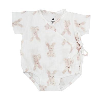 Боди-кимоно из муслина Bon Voyage Minikin, муслин, зайчик, Унисекс, 56