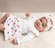 Боді-плаття довгий рукав Серця + пов'язка (молочний), Babystartex, інтерлок, Дівчинка, 56-62