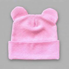 Шапочка для малышей стрейчевая Babystartex, осень/весна, розовая, Девочка, 56-62