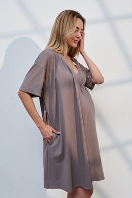 Халат-кимоно с карманами для беременных и кормящих Violet Yula mama, грейдж, S