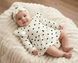 Боді-сукня довгий рукав + пов'язка Серденько Babystartex, інтерлок рубчик, Дівчинка, 56-62