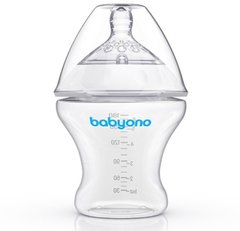 Пляшечка для годування Natural Nursing BabyOno, 180 мл, Унісекс, 180мл