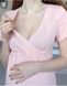 Сорочка для вагітних та годуючих грудьми матусь (персиковий), стрейч кулір, 46-48
