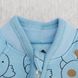 Теплый комбинезон на молнии для малышей Minikin, тринитка с начесом, голубой с рисунком, Мальчик, голубой с рисунком, 56