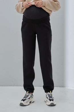 Теплые брюки-джоггеры для беременных с начесом BERIT WARM Yula mama TR-43.101, S