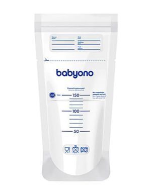 Пакети для зберігання грудного молока Babyono, 1уп/20шт