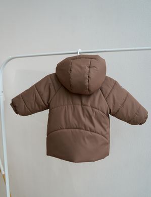 Тепла куртка дитяча демісезонна Wave Kids Fantasy, капучино, Унісекс, 74