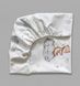 Простынь для детской кроватки на резинке Babystartex, 120х60см, хлопок, белая/мишки на облачке с шариками, Мальчик