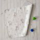 Пеленка непромокаемая из жаккардовой ткани Руно, мишка на луне, 50х70 см
