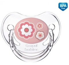 Пустышка силиконовая симметрическая Newborn baby Canpol babies, Девочка, Розовый, Симметричная