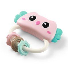 Брязкальце для дітей Rattle Owl Babyono, совеня, Дівчинка