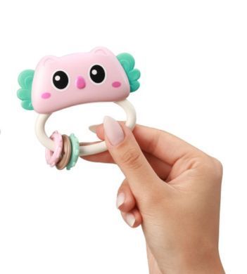 Брязкальце для дітей Rattle Owl Babyono, совеня, Дівчинка