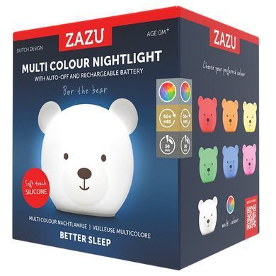 Ночник многоцветный силиконовый Zazu Bor, Унисекс