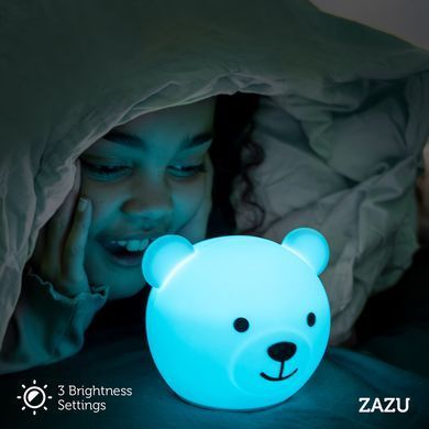 Ночник многоцветный силиконовый Zazu Bor, Унисекс