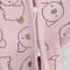 Теплий комбінезон на блискавці для малюків Minikin, тринитка з начосом, рожевий з малюнком, Дівчинка, розовый с рисунком, 68