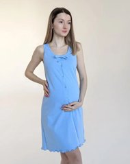 Сорочка для пологів у родзал (блакитна), кулір, 54-56