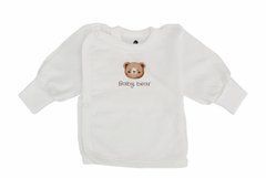 Распашонка для малышей Baby Bear Minikin, футер, молочный, Унисекс, 56