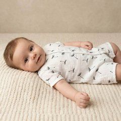 Муслиновый песочник для мальчика Babystartex, муслин, одуванчики, Унисекс, 56