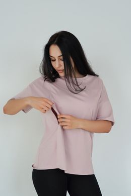 Футболка для годування Bloom Мамин дім, пудра, S