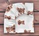 Простынь для детской кроватки на резинке Babystartex, 120х60см, хлопок, белая/коричневые мишки, Унисекс