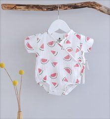 Боди-кимоно из муслина Bon Voyage Minikin, муслин, арбузики, Унисекс, 56