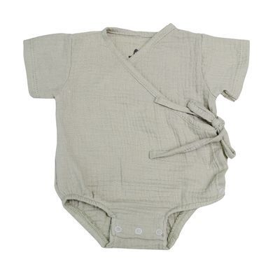 Боди-кимоно из муслина Bon Voyage Minikin, муслин, серый, Унисекс, 56