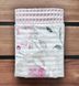 Плед летний для новорожденного с грецкого вафельного полотна Babystartex, розовая вафелька/цветы, Девочка, 100*80